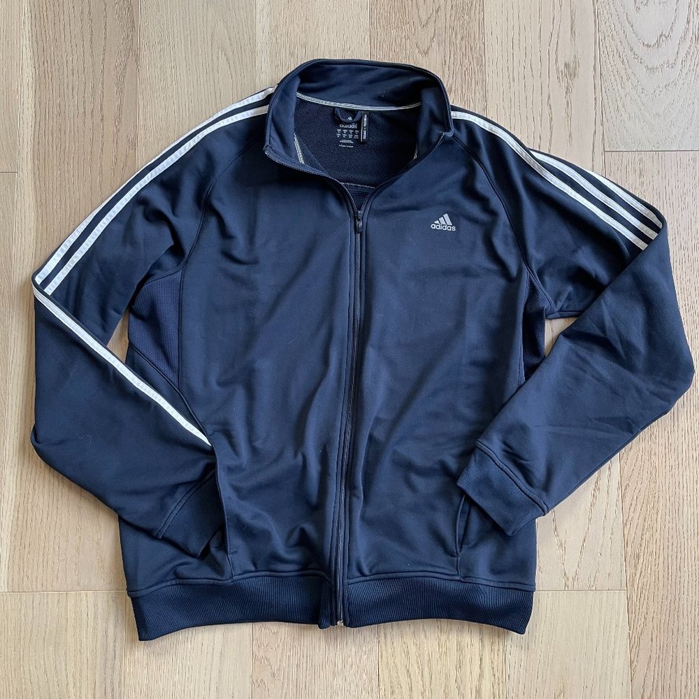 Men's Adidas Zip Track Jacket, Size XL